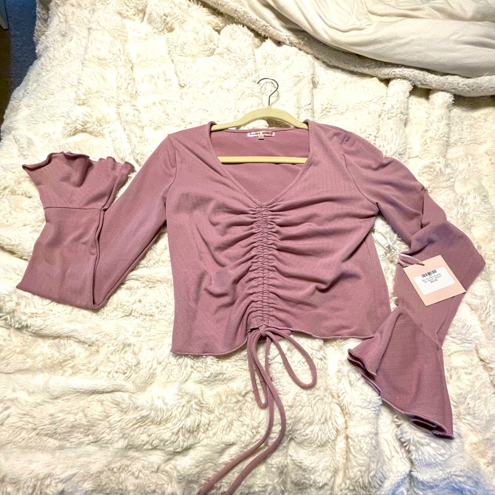 Mauve Bailey Rose Top 💕